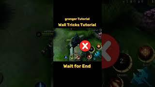 granger New Wall Tricks Tutorial Mobile legends #ml2b #granger #tutorial #tricks #shorts #mlbb