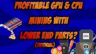 Profitable CPU/GPU Mining with Lower End Parts? - 2021 - Tutorial - How to CPU & GPU Mine