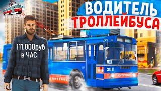 ВОДИТЕЛЬ ТРОЛЛЕЙБУСА В MTA PROVINCE! + НОВЫЙ ЗАРАБОТОК НА МТА ПРОВИНЦИЯ 2022 / ГТА РОССИЯ