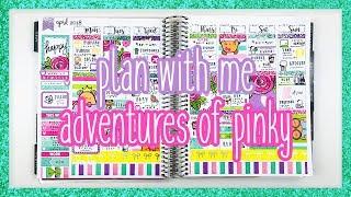 Plan With Me  Adventures of Pinky (ScribblePrintsCo)