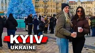  KYIV UKRAINE DAILY LIFE VIEW | January - 2025 [ 4k Scenes ]