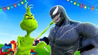 Becoming The GRINCH and Fighting Venom - Bonelab VR Mods