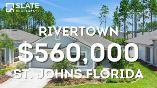  Home for Sale in Rivertown, St. Johns, Florida | 4 Bed 2 Bath | 2,129 SF | Custom Backyard Oasis 