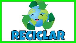 Reciclar - Cores das lixeiras - Reciclagem - Meio ambiente