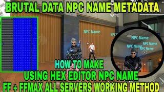 How To Make Meta Data File NPC Name Hex Editor Full Antibalcklist Tutorial Kaisa Banathe