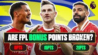 FPL Broke The Bonus Points System | Fantasy Premier League Tips 24/25