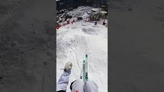 GoPro | World Cup Mogul Skier's POV  Rasmus Stegfeldt #Shorts #Skiing