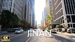 Jinan JIZ - Driving Downtown - China's Top 10 Innovation Zone - 4K