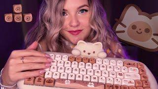 АСМР С МИЛЕЙШЕЙ КЛАВИАТУРОЙ YUNZII C68 (Распаковка)  ASMR with the Cutest Keyboard YUNZII C68