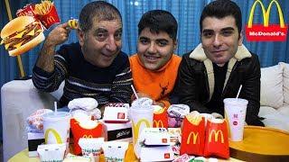 MCDONALDS'DAKİ HERŞEYİ SİPARİŞ ETTİK !!! w/ Mc Yaralı