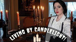 Living By Candlelight for a Day! ️ *I feel like a vampire!*