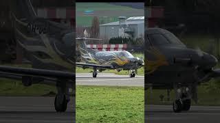 ️  Pilatus PC-12 NG: Powerful Take-Off & Eye-Catching Livery! 