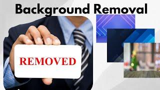 Background removal | how to edit and replace a BG| create artificial visual effects in Background