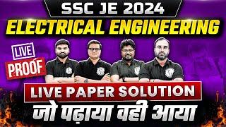 SSC JE 2024 Paper Solution | Electrical Engineering | Jo Padhaya Wahi Aaya