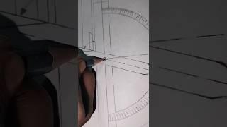 Bevel Protractor Drawing #shorts #mechanicalart #trendingshorts #shortsfeed