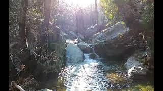 Evrousses stream Andros, Cyclades, Greece