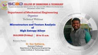 Microstructure and Texture Analysis of High Entropy Alloys | WEBINAR