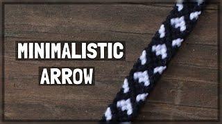 Minimalistic Arrow Friendship Bracelet Tutorial [CC]