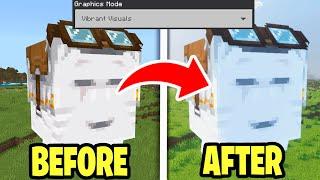 How To Turn On Vibrant Visuals In Minecraft Bedrock! (1.21.9) - Xbox, PS5, Mobile, Windows, Switch