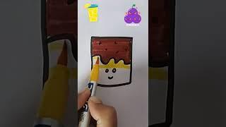 How to draw Juice glass | Simple drawing #skyart #simpledrawing
