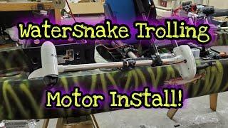 Watersnake T18 Trolling Motor Installation with Kayak Bracket: The Ascend 12t Kayak Build, Ep. 2