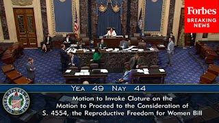 JUST IN: Reproductive Freedom For Women Act Fails In Senate