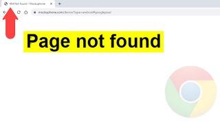 How to Fix 404 Page Not Found Error in Google Chrome