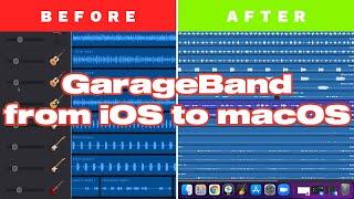 How to transfer a complete GarageBand project from iOS to macOS (without losing any tracks)