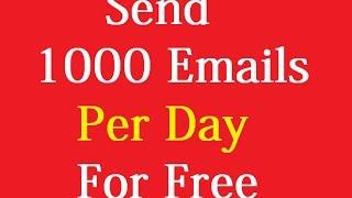 Send 1000 emails Per Day For Free - mailchimp,aweber,streamsend