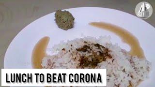 Lunch to beat corona || Thoothuvalai rasam & Pirandai thuvayal