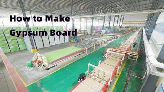 Paper Faced Plaster Board Machine Line Drywall Gypsum Board Making Machine Production Line