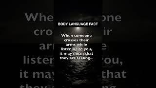 Body language facts. #shorts...