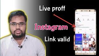 Instagram bio link not visible/not valid/fix link not working problem now quickly Solved by njadvice