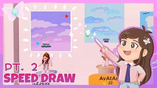 Artists Playing SPEED DRAW Roblox | Part 2 | w/ my friend 