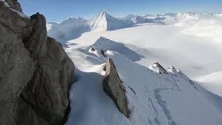 Descending the approach on Mt  Tyree 2022