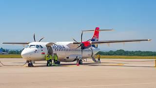 TRIP REPORT | Nis to Belgrade | AirSERBIA ATR72-600