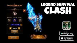  LEGEND: Survival Clash gameplay - RPG Android ios