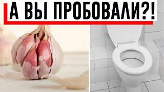 Перед сном свекровь кладет зубчик чеснока в унитаз! Потрясающий лайфхак!