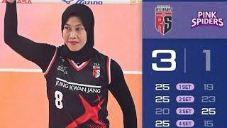 re LIVE|| RED SPARK VS PINK SPIDER#megawati #megawatihangestri #volleyball #voli