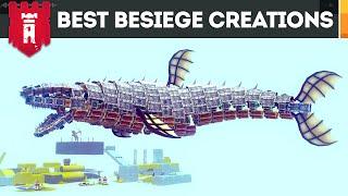 Best Besiege Creations - Killer Shark, Hawk, Mini Knight & More (Revenge of the Workshop EP 1)