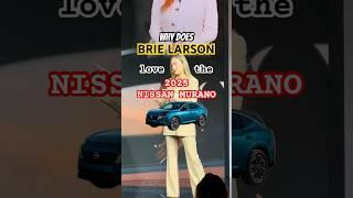 Why does BRIE LARSON love the 2025 NISSAN MURANO?! #nissan #murano #cars #carreview #newcar #suv