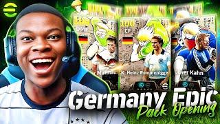 I GOT ALL 3 LEGENDS IN ONE SPIN!!! | Epic Germany Pack Opening | eFootball 2025 Mobile