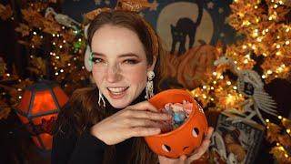 ASMR Halloween Store (over-explaining trigger, whispered)