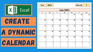 Create a Calendar in Excel - Tutorial