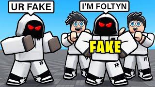 I Found A FAKE Foltyn SCAMMING, So I EXPOSED Him.. (Roblox Blade Ball)