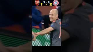 Arsenal vs Bayern Munchen 2017 Champions League Round Of 16 #short #shorts #football #youtube