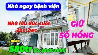 Nhà đẹp mà Rẻ quá luônnhà lầu đúc 2 phòng ngủ 2wc gần bệnh viện đa khoa Hàn Quốc