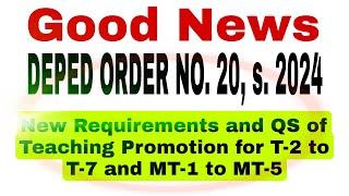 Good News! Latest DepEd Order No. 20, s. 2024