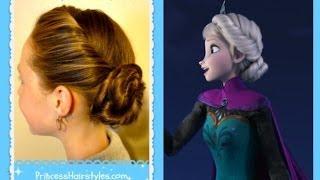 Elsa Hairstyle, Inspired By Disney (Frozen) Coronation Updo