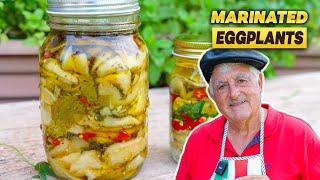 How to Make MARINATED EGGPLANTS Like a Sicilian Nonno (Melanzane Sott'Olio)